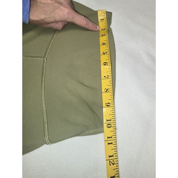 Lululemon Wunder Under High Rise Tights Womens 4 Olive Green Stretch Yoga - Picture 7 of 14
